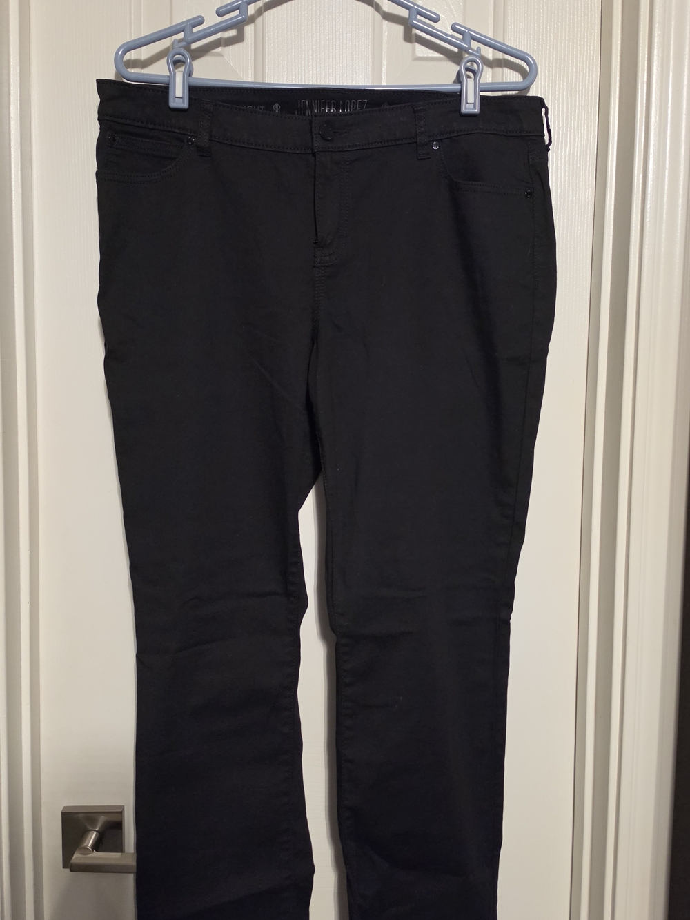 Jennifer Lopez Black High-Rise Pants